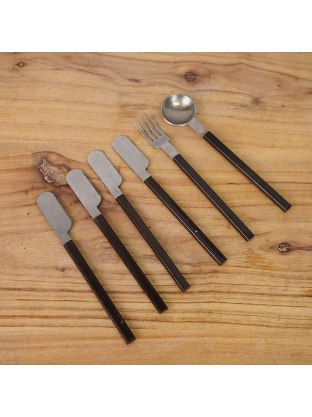 Vintage Air France 6 Piece Flatware Set Design Raymond Loewy CEI By Vico Rare